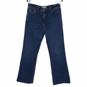 Levi's Perfectly Slimming Panel Bootcut 512 14 Short High Rise Dark Blue Jeans